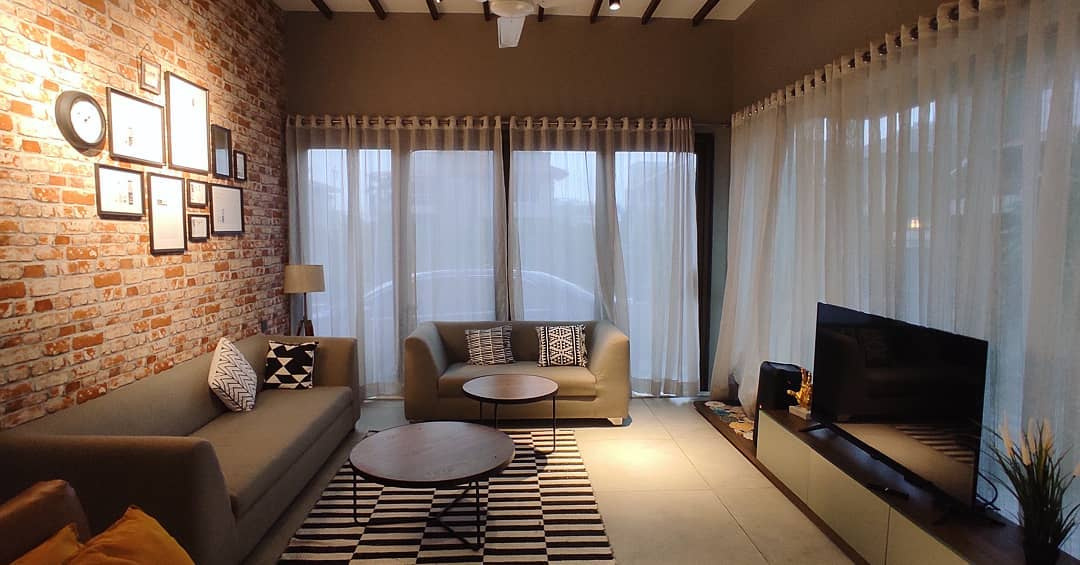 Residential living room interior