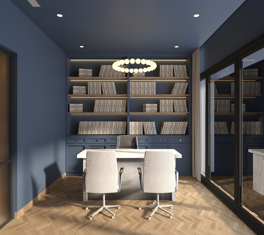 Workspace library interior